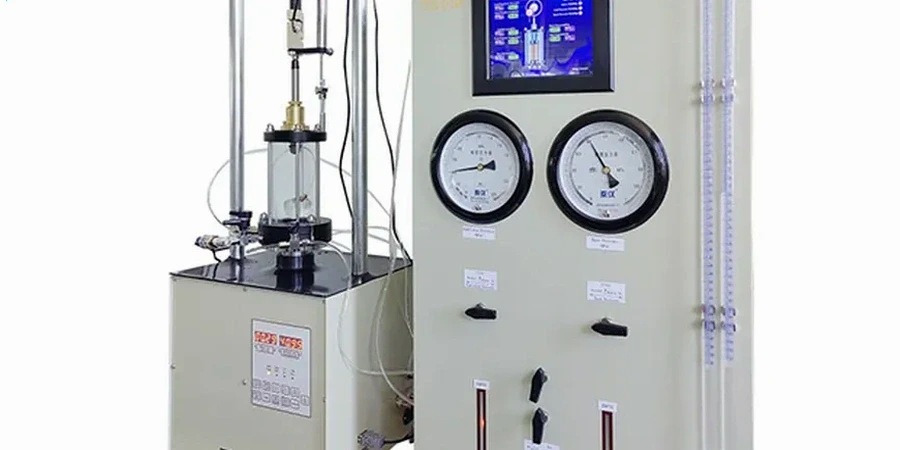Illustrative image of Triaxial test in Boise