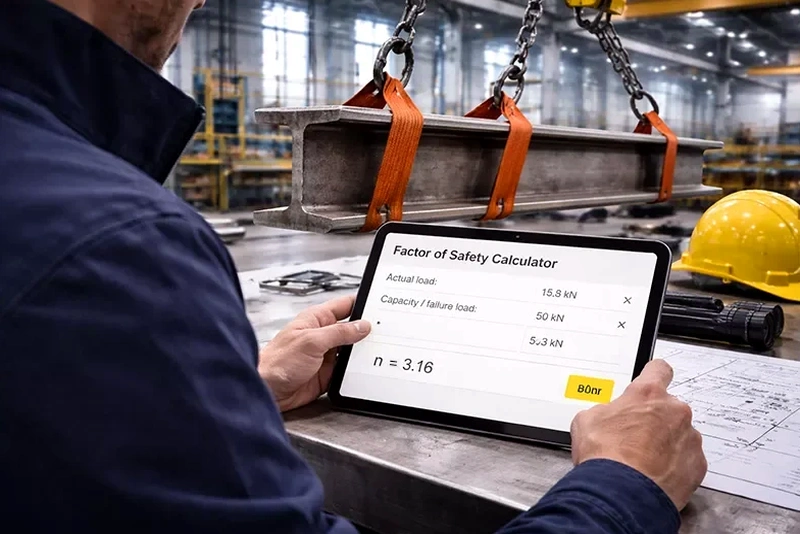 Illustrative image of Factor of safety (FS) calculation in Boise