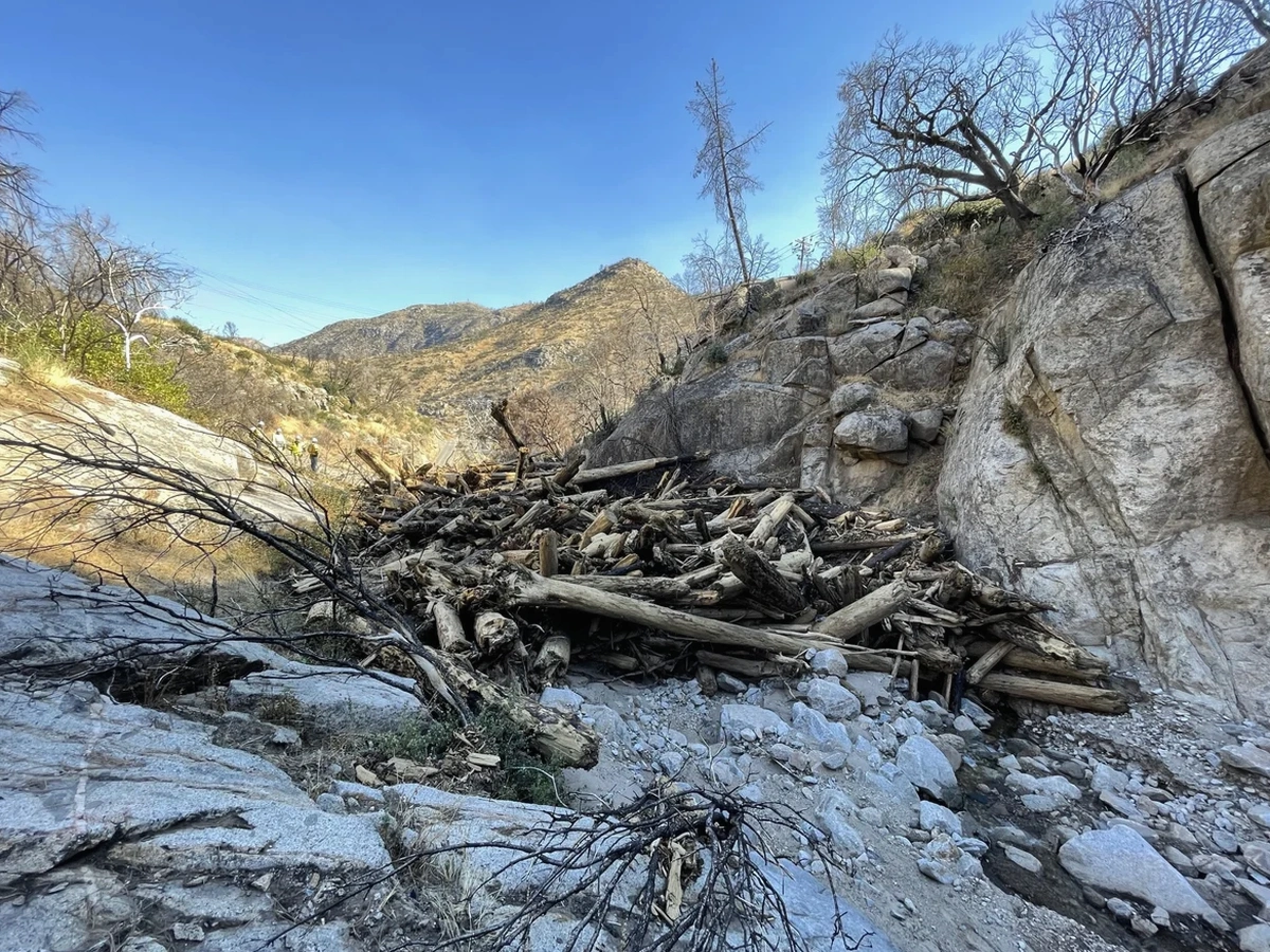 Illustrative image of Debris flow analysis in Boise