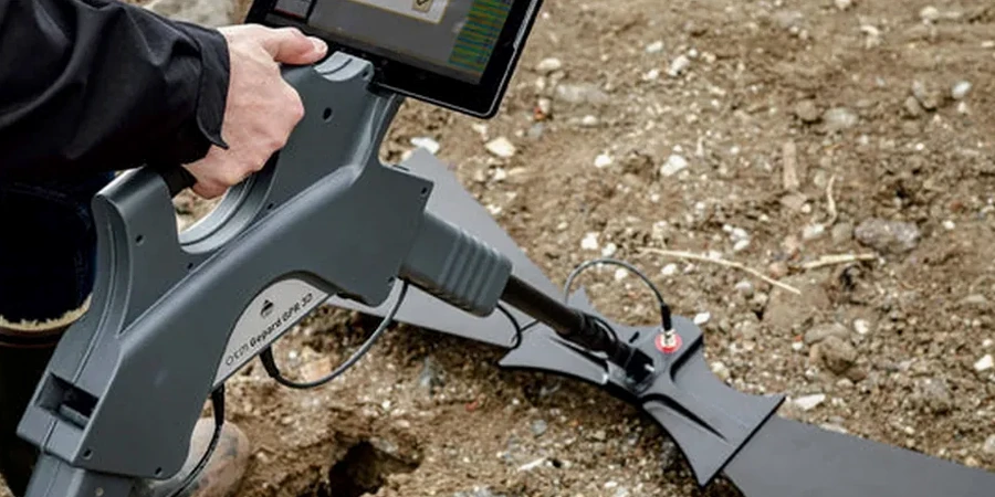 Illustrative image of GPR (Ground Penetrating Radar) survey in Boise
