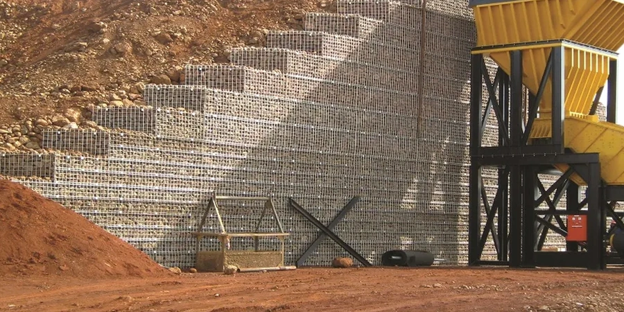 Illustrative image of MSE (Mechanically Stabilized Earth) wall design in Boise