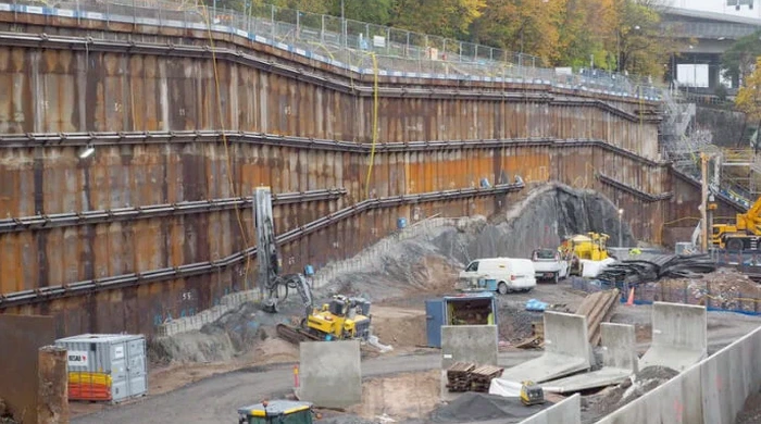 Illustrative image of Sheet pile wall design in Boise